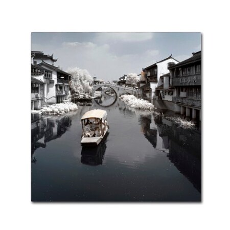 Trademark Fine Art Philippe Hugonnard 'White City' Canvas Art, 24x24 PH0522-C2424GG